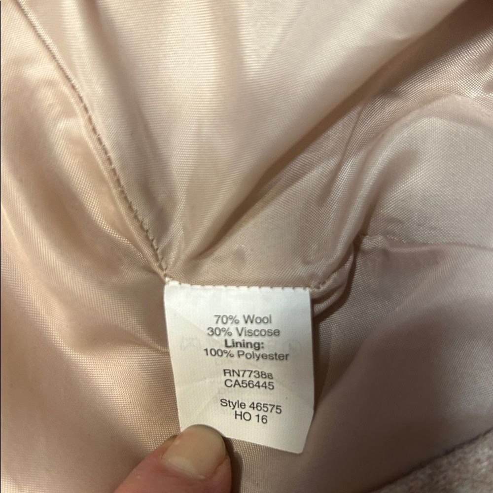 J.Crew The Pencil Skirt Wool Blend Heathered Tan Oatmeal Quiet Luxury Preppy - Picture 6 of 9